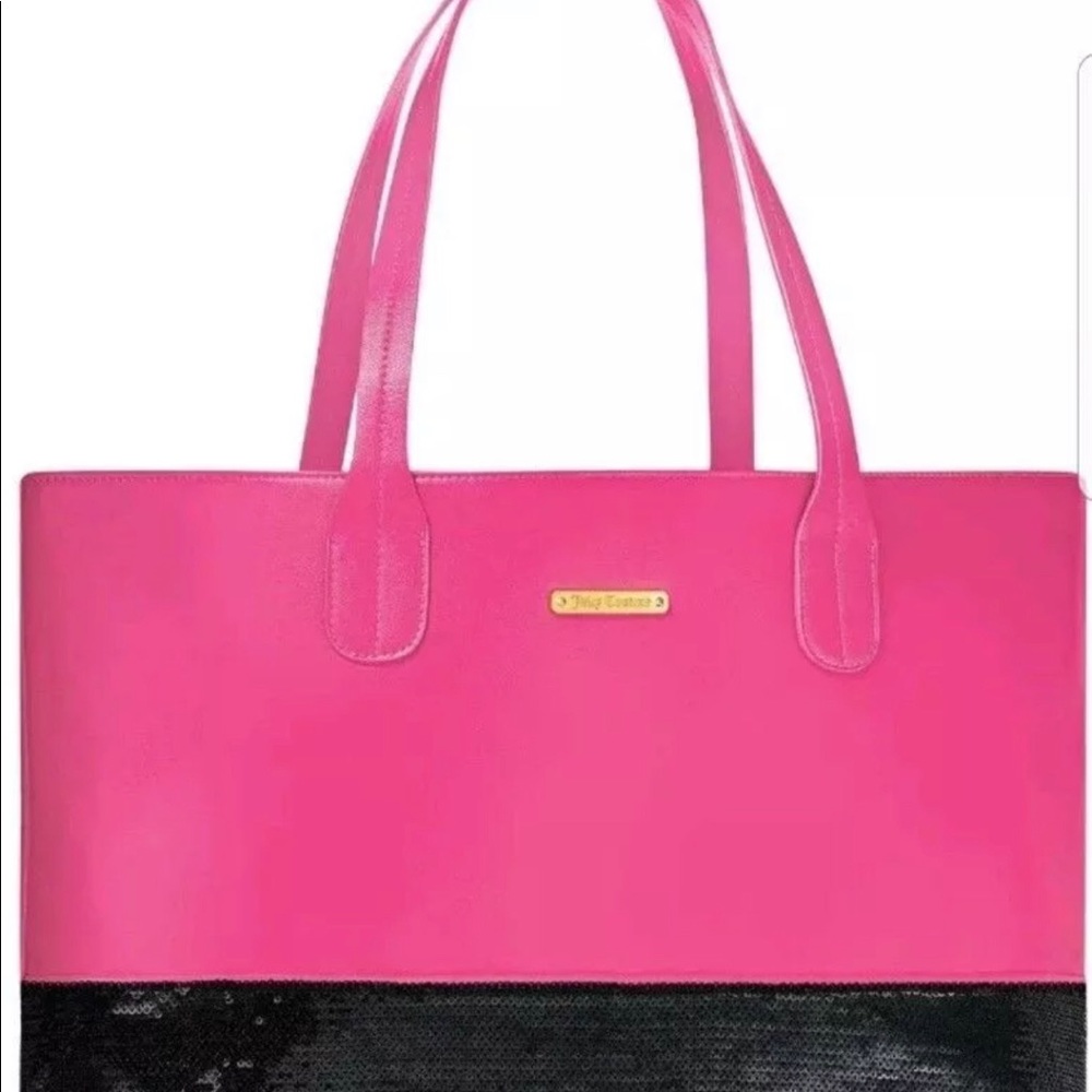 Juicy couture pink black bag